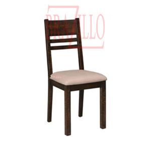 BRAZILLO KURSI MAKAN KAYU SALAK BROWN MINIMALIS TP33