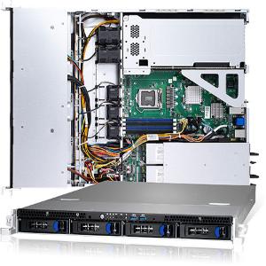 Datacenter Optimized Rackmount Server (E-2100/16GB/2TB/RPSU/DualNIC/1U) B5556G24EV4HR-2T