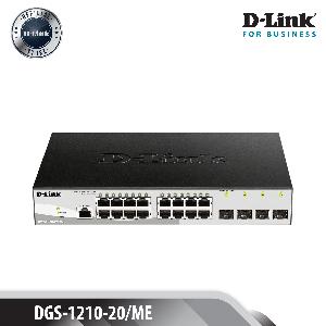 Gigabit Ethernet Web Smart Switch, 16 10/100/1000Base-T Ports + 4 SFP Ports Metro Ethernet Switch