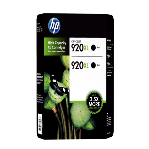 HP 920XL High Yield Black Ink Cartridge Twin Pack
