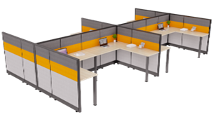 WORKSTATION 8 PERSON VWS 8-17