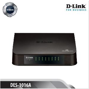D-link 10/100 16-ports, 16-port 10/100M Unmanaged Standalone Switch (plastic)