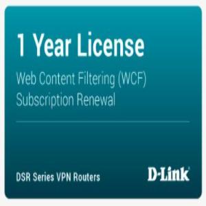 Unified Services Routers, License For DSR-500AC Supporting Web Content Filtering For One Year