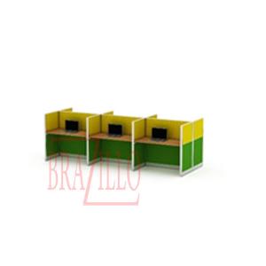 BRAZILLO WORKSTATION 6 PERSON WS-55 6P - 1260