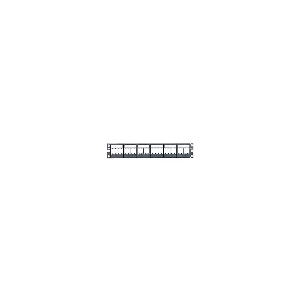 Patch Panel 24 Socket Modular Snap Dalam, Black ( CPPL24WBLY )