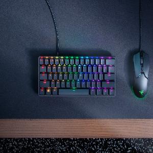 Razer Keyboard Huntsman Mini Quartz - Purple Switchs