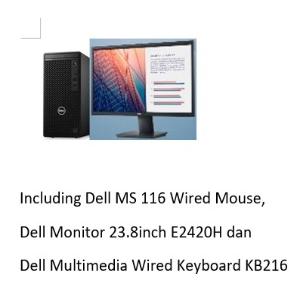 Dell DELL Desktop 3080 MT/i3/4GB/1TB/Win10Home/23.8.5/NT/3Years