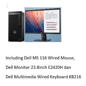 Dell DELL Desktop 5080 MT/i5/4GB/1TB/Win10Home/23.8/NT/3Years