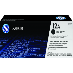 HP 12A Black Original LaserJet Toner Cartridge