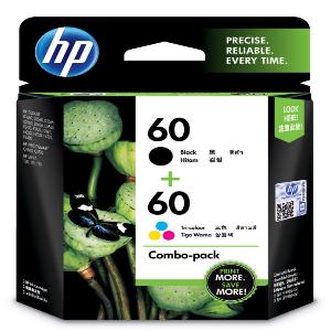 HP 60 Black / Tri-color Ink Cartridge Combo Pack