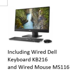 Dell DELL Desktop 7480 AIO/i5/16GB/128GB+2TB HDD/Win10/23.8/Touch/3Y