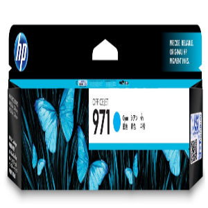 HP 971 Cyan Ink Cartridge