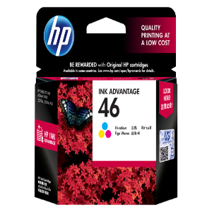 HP 46 Tri-color Ink Advantage Cartridge