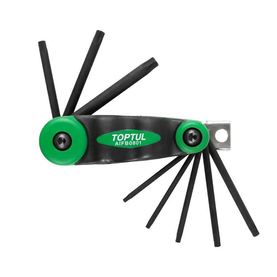 TOPTUL Allen Key Set Folding AIFB0801